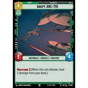Karetní hra Adept ARC-170 114/202/612 - Jump to Lightspeed Typ karty: Foil