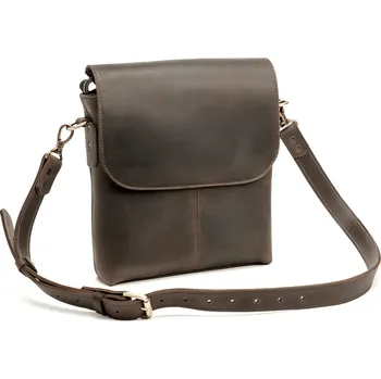 Beavercraft Kožená taška přes rameno pro muže, čokoládová LC_Grip_Chocolate