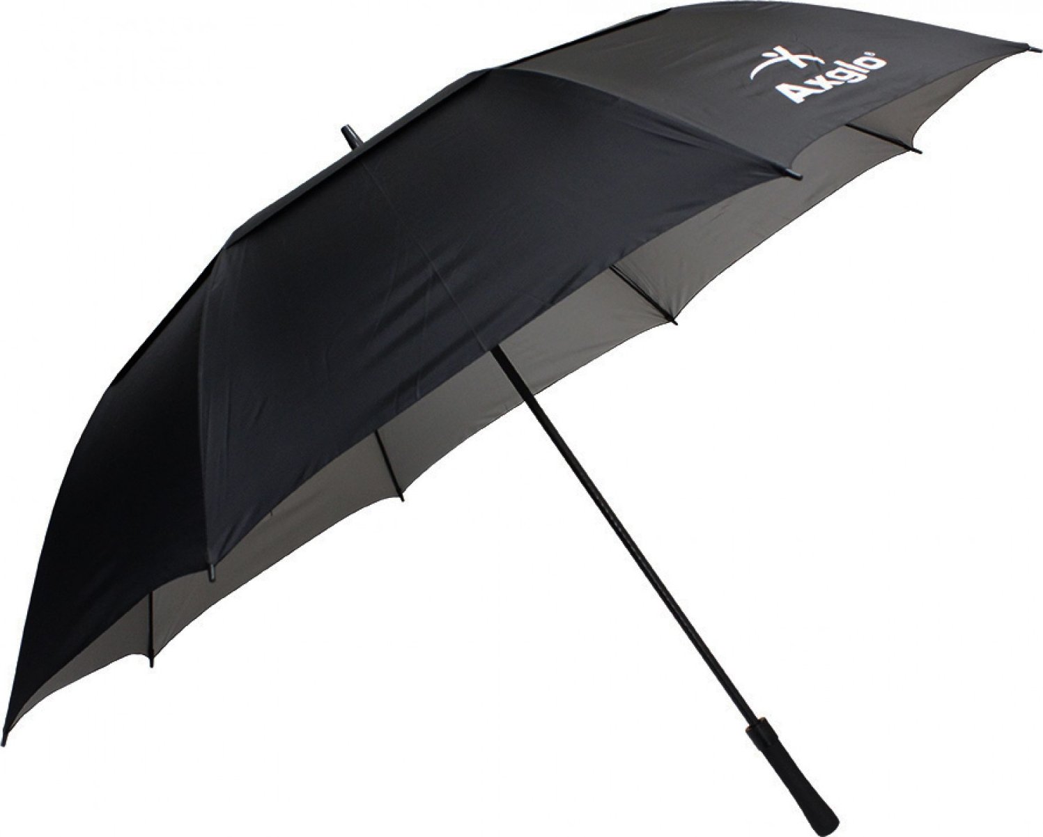 AXGLO double canopy UV deštník černý 68"