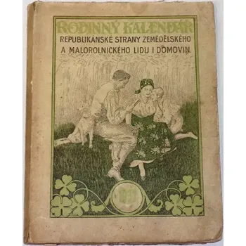 Kalendář Rodinný kalendář 1937