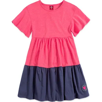 Dívčí šaty Dívčí šaty BEE LOOP AWESOME GIRL růžové Velikost: 116