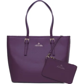 Dámská kabelka do ruky EVF0222-FABRICE Egon Von Furstenberg Barva: Fialová