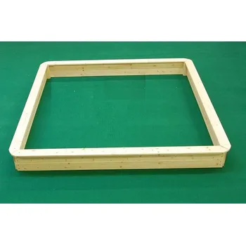 Pískoviště Přírodní dřevěné pískoviště 180 x 180 cm smrk