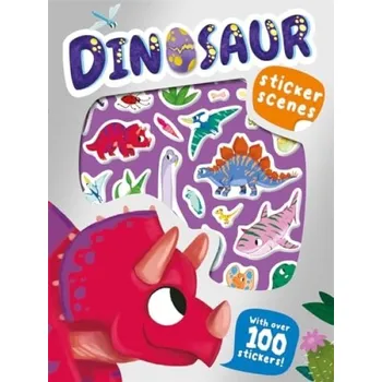 Cizojazyčná kniha Dinosaur Sticker Scenes - Igloo Books Ltd