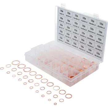 Sada nářadí BGS 8142, Souprava těsnicích kroužků | měď | 300dílná