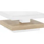 MOB Konferenční stolek Tempo Kondela MANDA (bílá + dub sonoma)