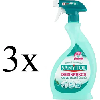 Dezinfekce 3x Sanytol univerzální dezinfekce s rozprašovačem 500ml