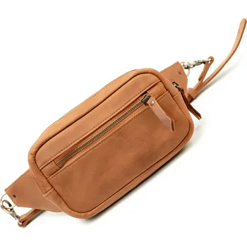 Ledvinka Beavercraft Quest – Kožená ledvinka pro muže a ženy, hnědá