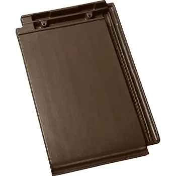 Střecha Taška okrajová levá Tondach Planoton 11 -engoba/hnědá