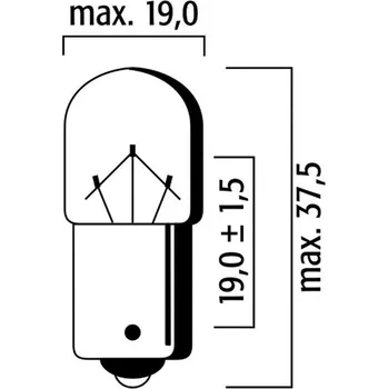 Autožárovka RMS Žárovka FLOSSER 246510456 oranžová BAU15S T16 12V-10W