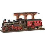 RoboTime Puzzle: Vintage parní lokomotiva (3D hrací skládačka)