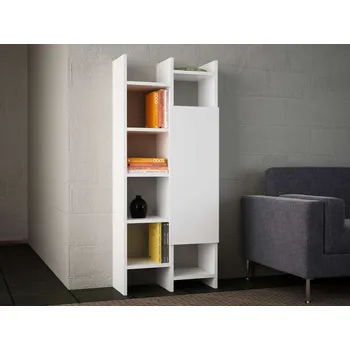 regál GASPE policový regál, bílá