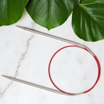 ChiaoGoo kruhové jehlice KNIT RED 100 cm Velikost jehlic: 5,5 mm