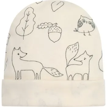 Kojenecké oblečení PINOKIO Čepička Secret Forest LIŠKY - 68