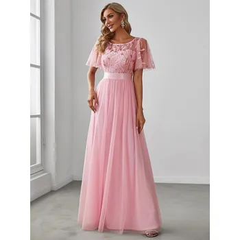 Dámské šaty Ever Pretty plesové šaty růžové 0904 Velikost: S / 36 / 04 / 08