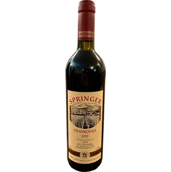 Víno Vinařství Springer Frankovka 2021 750 ml Springer