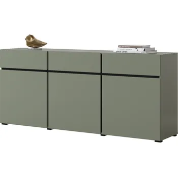 Komoda Komoda CROSS (typ 43) Pine green/černá