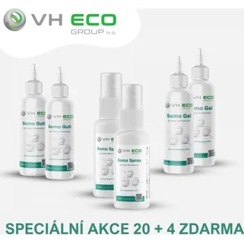 Kosmetika pro psa VH Soma Gell, Spray, Gutt - speciální akční balíček 20+4 zdarma 100 ml