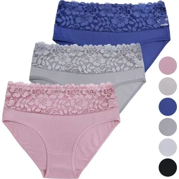 Kalhotky FANNIFEN Dámská kalhotky YW4205 3 ks Barva: Mix, Velikost: XL