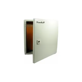 Elektroinstalační materiál XtendLan 19" venkovní vodotěsný rozvaděč 8U 22U 600x450, krytí IP55, nosnost 65kg, šedý