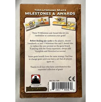 Desková hra FryxGames Terraforming Mars: Milestones & Awards