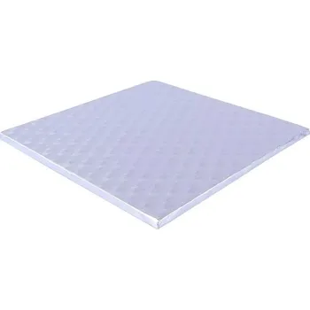 PME Dortová podložka stříbrná, čtverec 40,6 x 40,6 cm, výška 10 mm