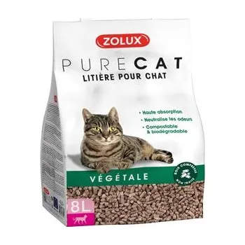 Podestýlka pro kočku Podestýlka PURECAT natural absorb. rostlinná 8l Zolux