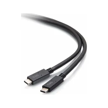 Datový kabel C2G 6ft (1.8m) USB-C Male to USB-C Male Cable (20V 5A) - USB 3.2 Gen 1 (5Gbps) - USB kabel - USB-C (M) do USB-C (M) - USB 3.2 Gen 1 - 20 V - 5 A - 1.8 m - černá