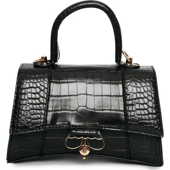 Kabelka Dámská kabelka do ruky EVFW006-JANE Egon Von Furstenberg Barva: Černá