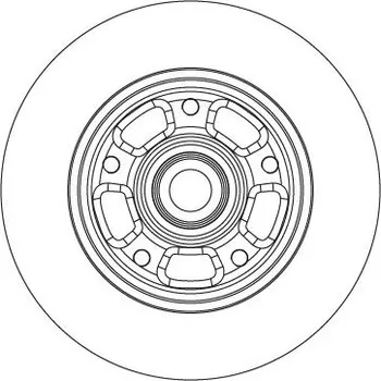 Brzdový kotouč Brzdový kotouč TRW DF6549BS