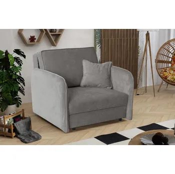 Křeslo FALCO Rozkládací křeslo Vivian Loft I Run Again šedá