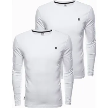 Pánská móda Pánská souprava s dlouhým rukávem a elastanem - MIX 2-pack V2 Z40 - M