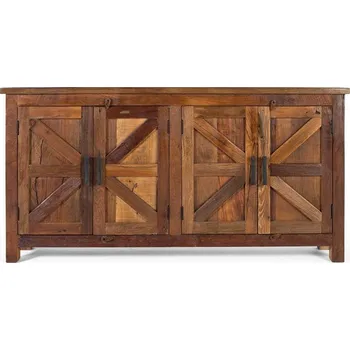 Organizace kuchyně Rustikální dřevěný příborník Rigel 180cm