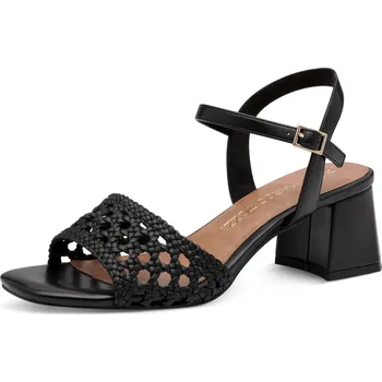 Dámské sandále DÁMSKÉ SANDÁLY MARCO TOZZI 2-28382-44 001 ČERNÁ Barva: Černá, Velikost: 36
