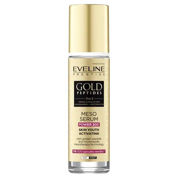 Pleťové sérum Eveline Cosmetics Gold Peptides mezo-serum na obličej aktivující mladistvost pleti, 30 ml