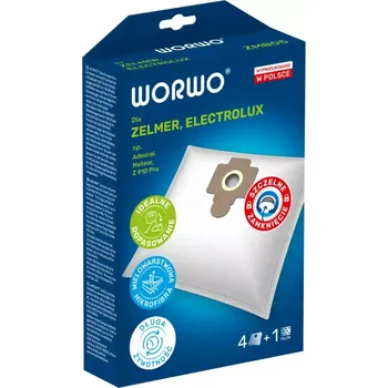 Sáček do vysavače Worwo ZMB05 - sáčky pro vysavače Electrolux, Zelmer - 4ks + filtr
