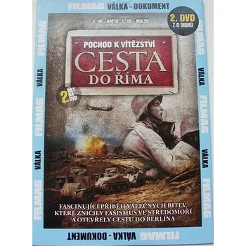 DVD film DVD Cesta do Říma 4+5 díl (válečný dokument)