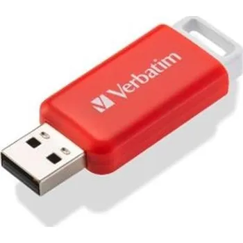 USB flash disk VERBATIM 16GB USB Flash 2.0 DataBar Red