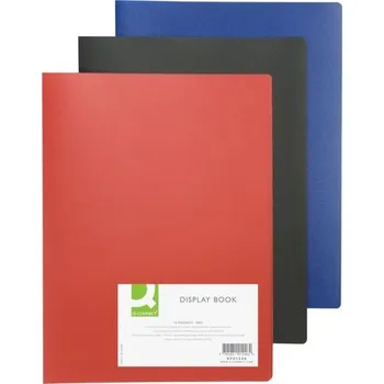 Q-Connect Katalogová kniha Q-Connect, A4, 10 kapes, červená 510.3131