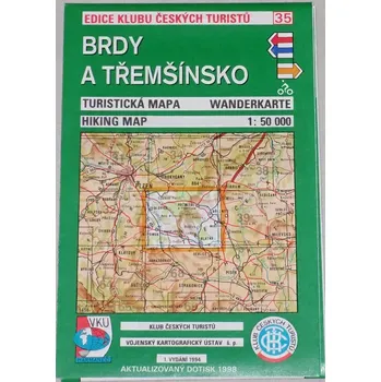 Brdy a Tremšínsko (Turistická mapa 1: 50 000)