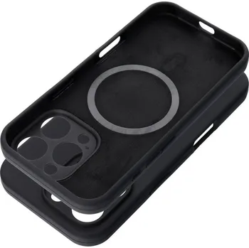 Náhradní kryt pro mobilní telefon Kryt pouzdra Silicone 2mm iPhone 15 Pro Max s MagSafe Black