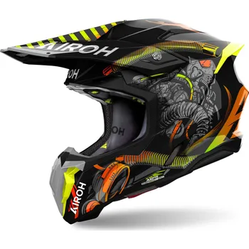 Helma na motorku Motokrosová helma Airoh Twist 3 Toxic 2024 matná 2XL