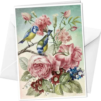 Přání - Sýkorky v zahradě