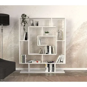 Knihovna ANTRIM skandinávská knihovna, bílá