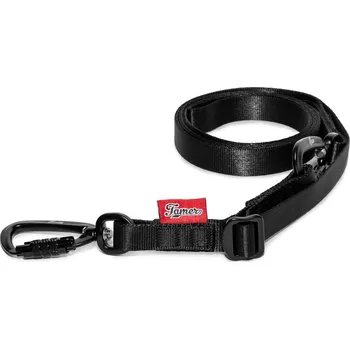 Vodítko pro psa Tamer Popruhové vodítko VARIO | černé Popruhové vodítko - šířka: 2 cm, Popruhové vodítko - délka: 3,5 m