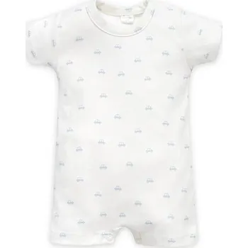 Kojenecký overall PINOKIO Letní overal Lovely Day Blue AUTÍČKA - 74