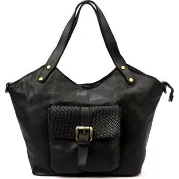 Kabelka Dámská kožená kabelka VS 016 černá