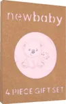Kojenecká soupravička do porodnice New Baby Sweet Bear růžová velikost 62 (3-6m)