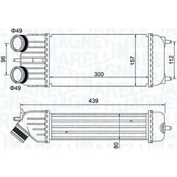 Chladič motoru Chladič turba MAGNETI MARELLI 351319204250