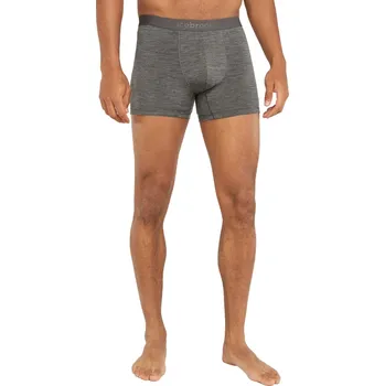 Pánské spodní prádlo Pánské merino boxerky ICEBREAKER Mens 125 Cool-Lite Anatomica Boxers, Gritstone Heather velikost: XXL